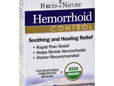 Forces Of Nature Organic Hemorrhoid Control - 11 Ml Cheap