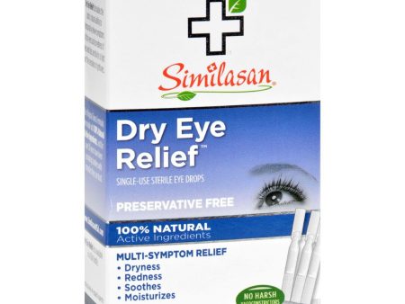 Similasan Dry Eye Relief - 20 Sterile Single-use Droppers Sale