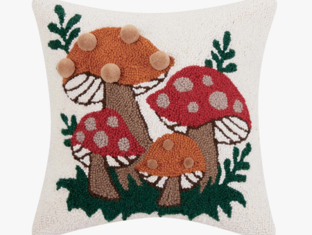 Shroomy Pom Pom Hook Pillow by Justina Blakeney Sale