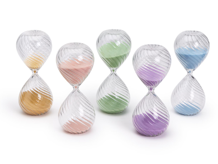 Handblown Swirled Hourglass on Sale