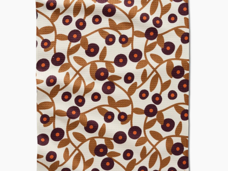 Swirling Vines Tea Towel Cheap