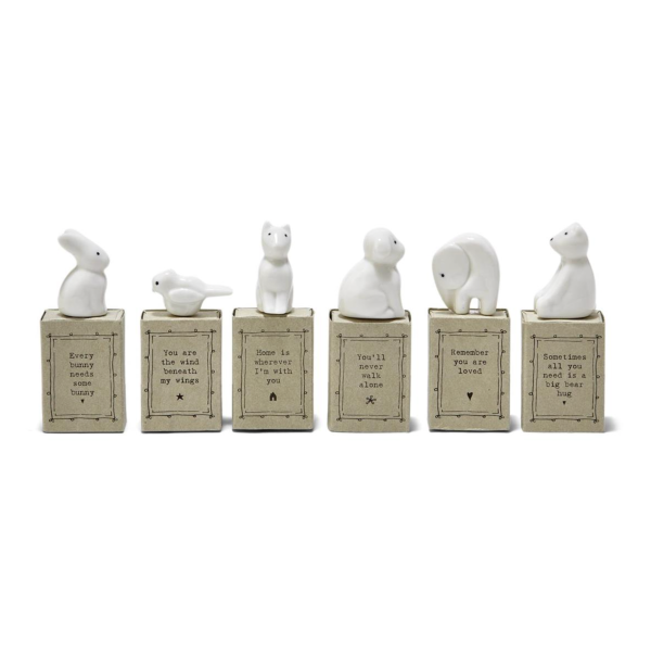 Mini Porcelain Animals in Matchbox - Sweet Sentiments Discount