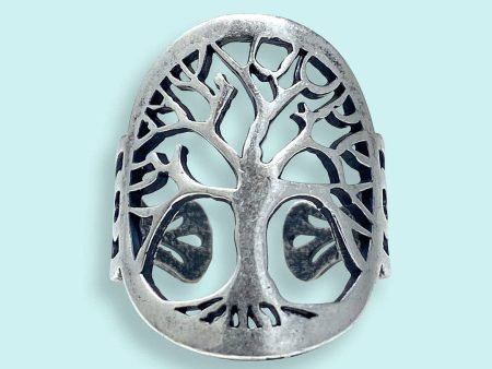 Silver Tree of Life Ring For Cheap