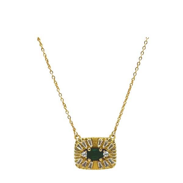 Square Charm Necklace Cheap