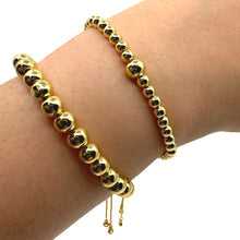 Gold Beaded Pull Chain Bracelet Online now