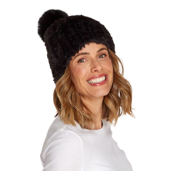 Faux Fur Pom-Pom Hat Fashion