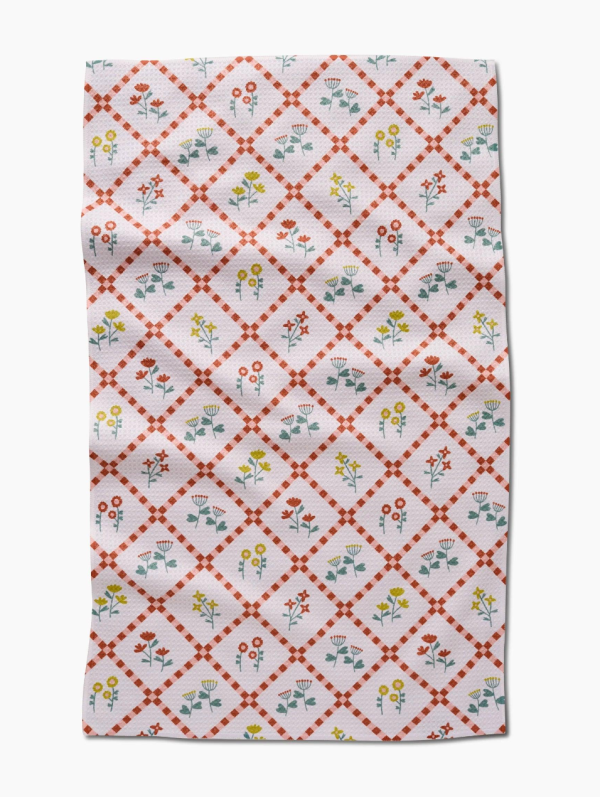 Fall Flowers Tea Towel Supply