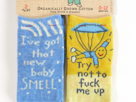 New Baby Smell Don t F Me Up Baby Socks Supply