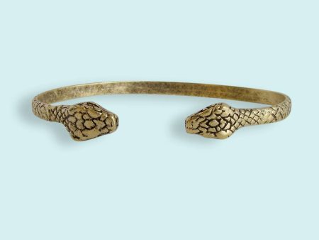 Gold Snake Cuff Bracelet Online Sale