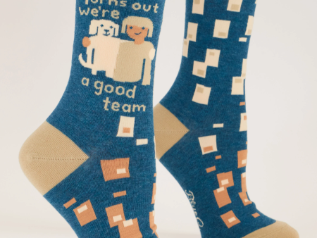 We re a Good Team Women s Crew Socks Sale