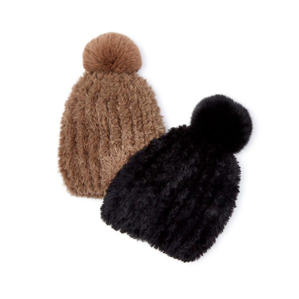 Faux Fur Pom-Pom Hat Fashion