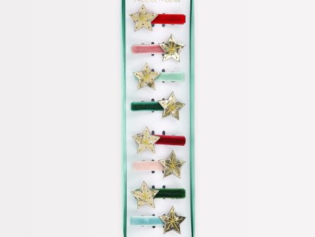 Gold Star Hair Clips For Discount