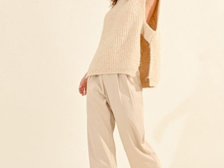 Isla Pleated Pants Hot on Sale