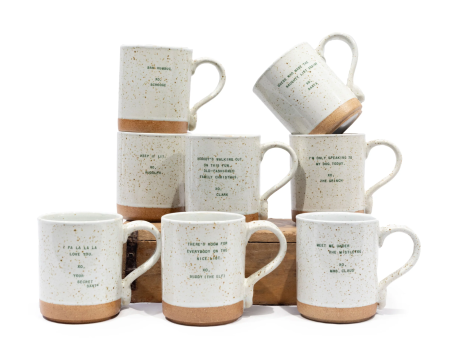 XO Ceramic Quote Mugs - Holiday Edition For Sale